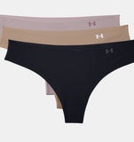 Under Armour Women's UA Pure Stretch Thong 3-Pack