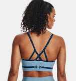 Under Armour Women's UA Seamless Low Long Heather Sports Bra