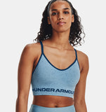 Under Armour Women's UA Seamless Low Long Heather Sports Bra