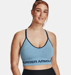 Under Armour Women's UA Seamless Low Long Heather Sports Bra