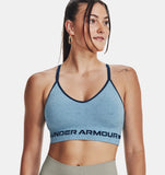 Under Armour Women's UA Seamless Low Long Heather Sports Bra