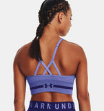 Under Armour Women's UA Seamless Low Long Heather Sports Bra