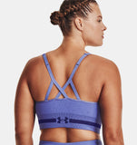 Under Armour Women's UA Seamless Low Long Heather Sports Bra