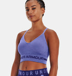 Under Armour Women's UA Seamless Low Long Heather Sports Bra