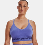 Under Armour Women's UA Seamless Low Long Heather Sports Bra