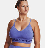 Under Armour Women's UA Seamless Low Long Heather Sports Bra