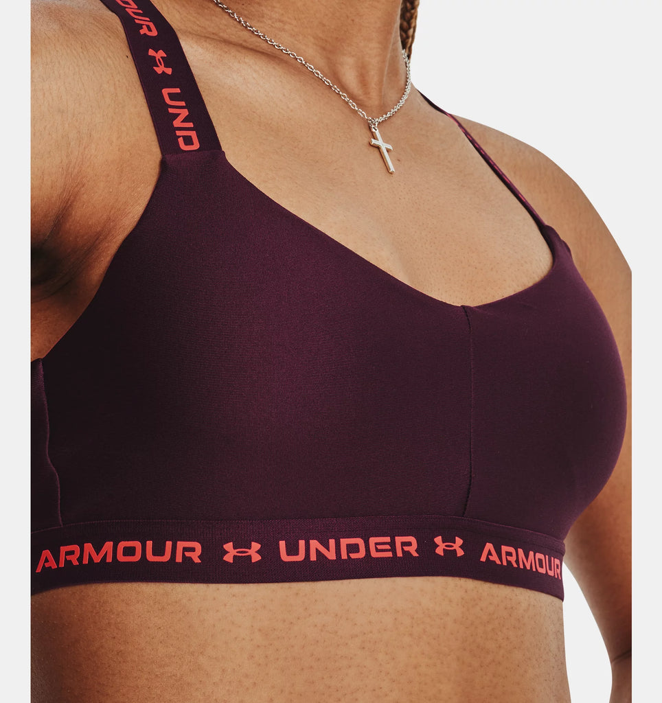 Buy Under Armour Black Crossback Longline Sports Bra for Women
