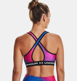 Under Armour Women's Armour® Mid Crossback Printed Sports Bra