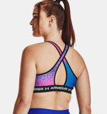 Under Armour Women's Armour® Mid Crossback Printed Sports Bra