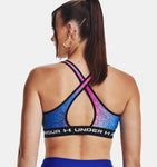 Under Armour Women's Armour® Mid Crossback Printed Sports Bra