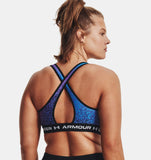 Under Armour Women's Armour® Mid Crossback Printed Sports Bra