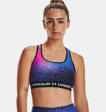 Under Armour Women's Armour® Mid Crossback Printed Sports Bra