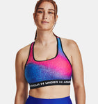 Under Armour Women's Armour® Mid Crossback Printed Sports Bra