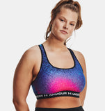 Under Armour Women's Armour® Mid Crossback Printed Sports Bra