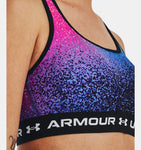 Under Armour Women's Armour® Mid Crossback Printed Sports Bra