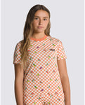 Vans Girls Fruit Checker Boxy Tee