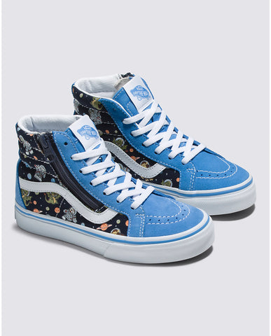 Vans Kids Glow Cosmic Zoo Sk8-Hi Reissue Side Zip Shoes