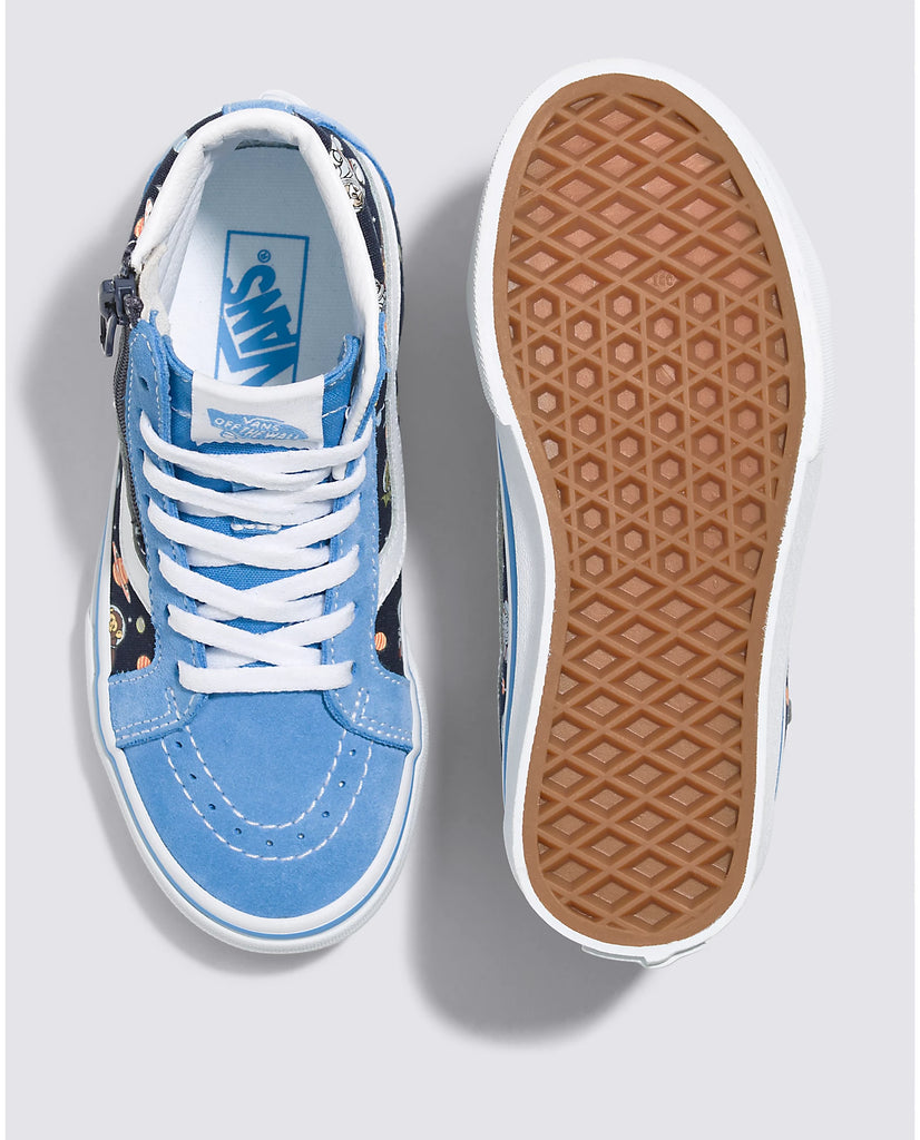 Vans Kids Glow Cosmic Zoo Sk8 Hi Reissue Side Zip Shoes Rumors