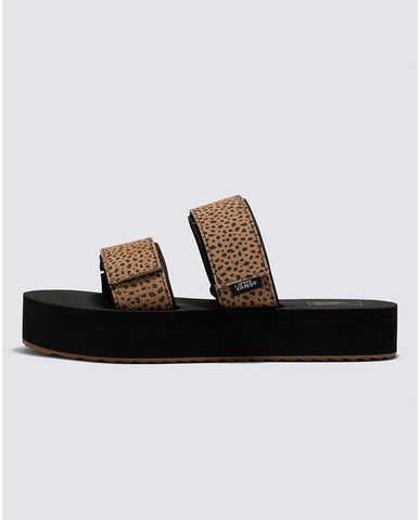 Vans Womens Animal Cayucas Slide Mega Platform Sandal Rumors Skate and Snow