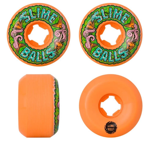 Slime Balls Wheels 56mm Fish Balls Speed Balls 99A Orange