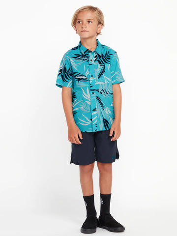 Volcom Little Boys Bleeding Leaf Short Sleeve Shirt