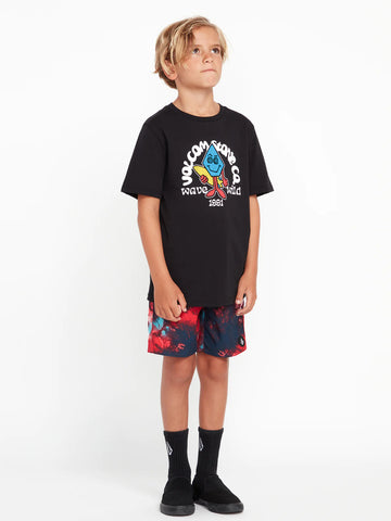 Volcom Little Boys Wave Wild Short Sleeve Shirt