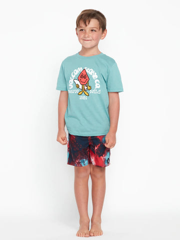 Volcom Little Boys Wave Wild Short Sleeve Shirt