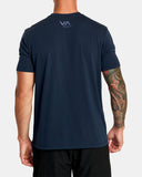 RVCA Mens VA Box Fill Purps Dye Tee