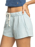 Roxy Womens Go To The Beach Denim Shorts