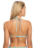 Roxy Stripe Pro The True Air Tiki Triangle Bikini Top