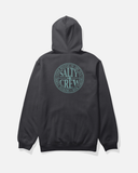 Salty Crew Mens Global Zip Fleece Hoodie - Black