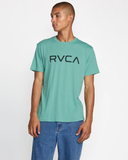 RVCA Mens Big RVCA Tee - Bottle Green