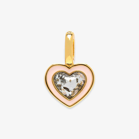 Pura Vida Harper Gold Charm ~ Stone And Enamel Heart