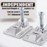 Independent Inverted Kingpin Genuine Parts Truck Baseplate Set