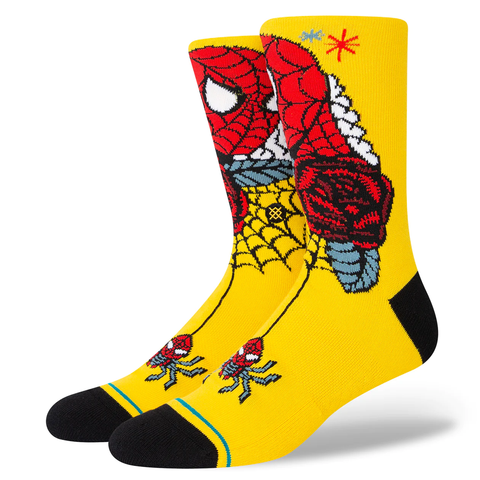 Stance Spiderman x Spidey Season Crew Socks - Yellow