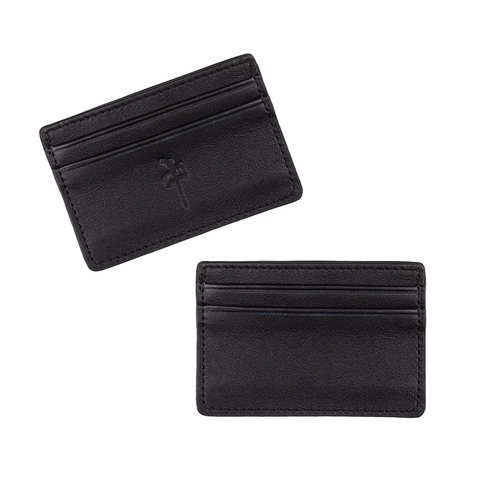 RDS Genuine Leather Card Holder - Black