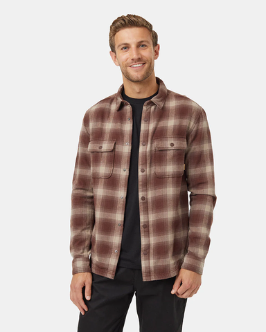 Tentree Mens Kapok Flannel Colville Button Up Shirt