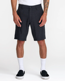 RVCA Mens Sport Course Chino Short - Heather Black