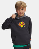 Under Armour Boys' Rival Fleece Graphics Hoodie - Anthracite / Titan Gray / Outrageous Orange - 016