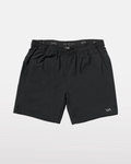 RVCA Mens Yogger 2-In-1 17" Shorts - Black