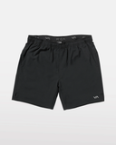 RVCA Mens Yogger 2-In-1 17" Shorts - Black