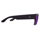 Spy Cyrus Sunglasses - Soft Matte Purple Fade - Happy Gray Green Dark Purple Spectra Mirror
