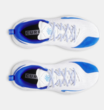 Under Armour Unisex Curry 12 Team Basketball Shoes - White / Team Royal - 103