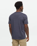 Tentree Mens Baker T-Shirt - Midnight Blue Heather