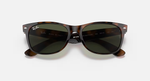 Ray-Ban New Wayfarer Sunglasses - Tortoise W/ G-15 Green