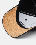 Tentree Logo Cork Brim Altitude Hat - Meteorite Black