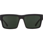 Spy Montana Sunglasses - Black Soft Matte - Happy Grey Green