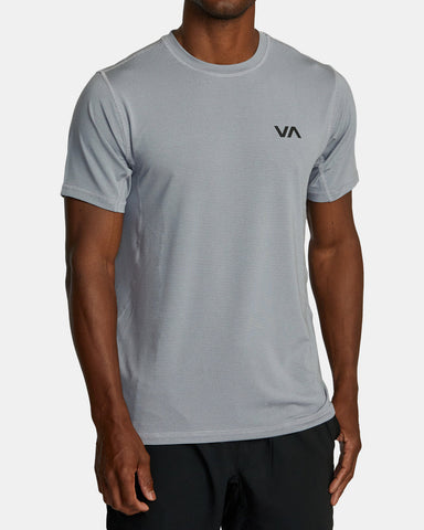 RVCA Mens Sports Vent Stripe Technical Shirt