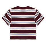 Ripndip Women's Cropped Baby Pocket Tee Lord Nermal - Brown Stripes