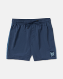 RVCA Crest Elastic 17" Swim Trunk - Moody Blue